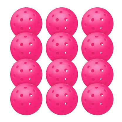 Sports Indoor Outdoor Play Pickleball 40 Hole,4 Pack Pink