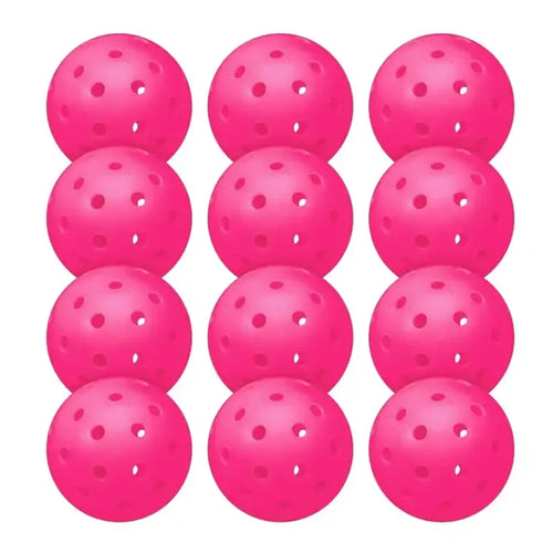Sports Indoor Outdoor Play Pickleball 40 Hole,4 Pack Pink