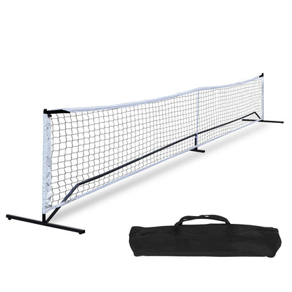 Portable Pickleball Game Tennis Net Powder Coated Frame Yard W/ Carry Bag&Stakes