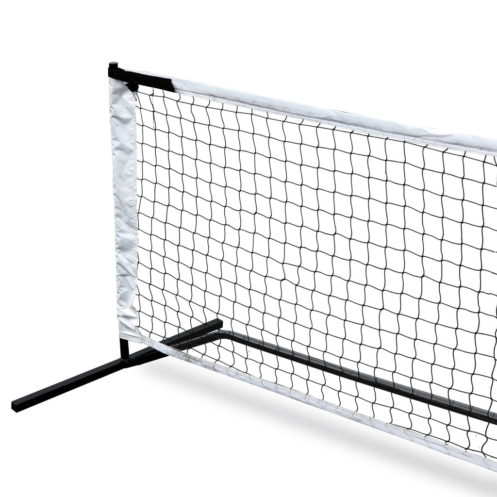 Portable Pickleball Game Tennis Net Powder Coated Frame Yard W/ Carry Bag&Stakes