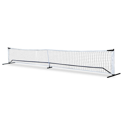 Portable Pickleball Game Tennis Net Powder Coated Frame Yard W/ Carry Bag&Stakes
