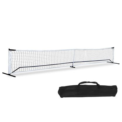 Portable Pickleball Game Tennis Net Powder Coated Frame Yard W/ Carry Bag&Stakes