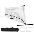 Portable Pickleball Game Tennis Net Powder Coated Frame Yard W/ Carry Bag&Stakes